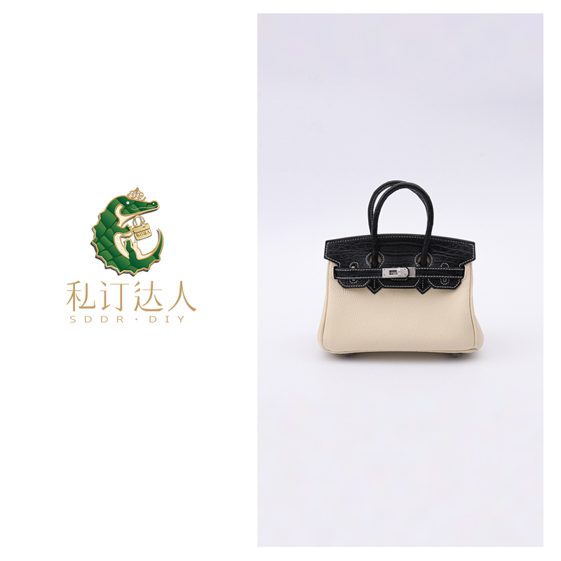 AI.BAGBURRY2025上新平替好物真皮百搭鳄鱼皮斜挎包