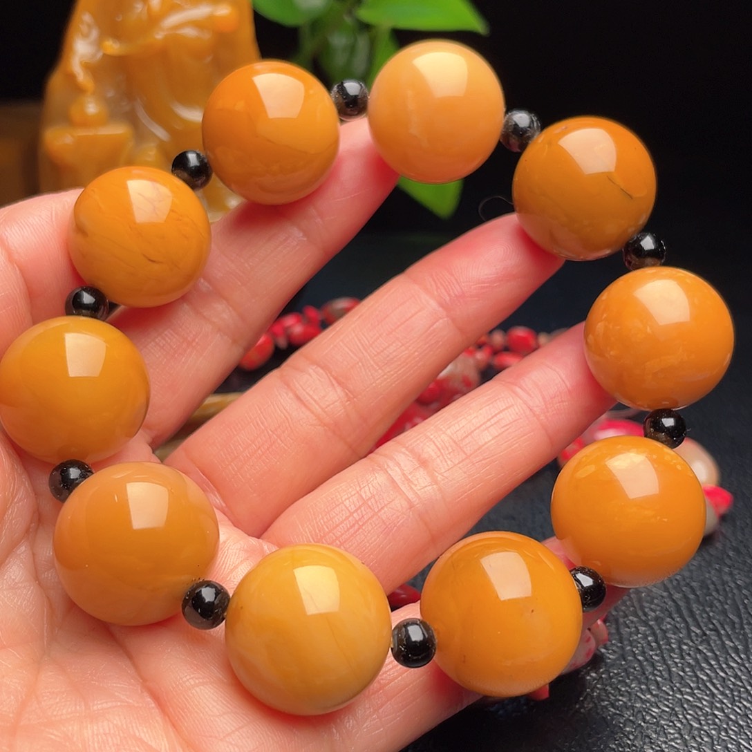 田黄石田黄石把件手串