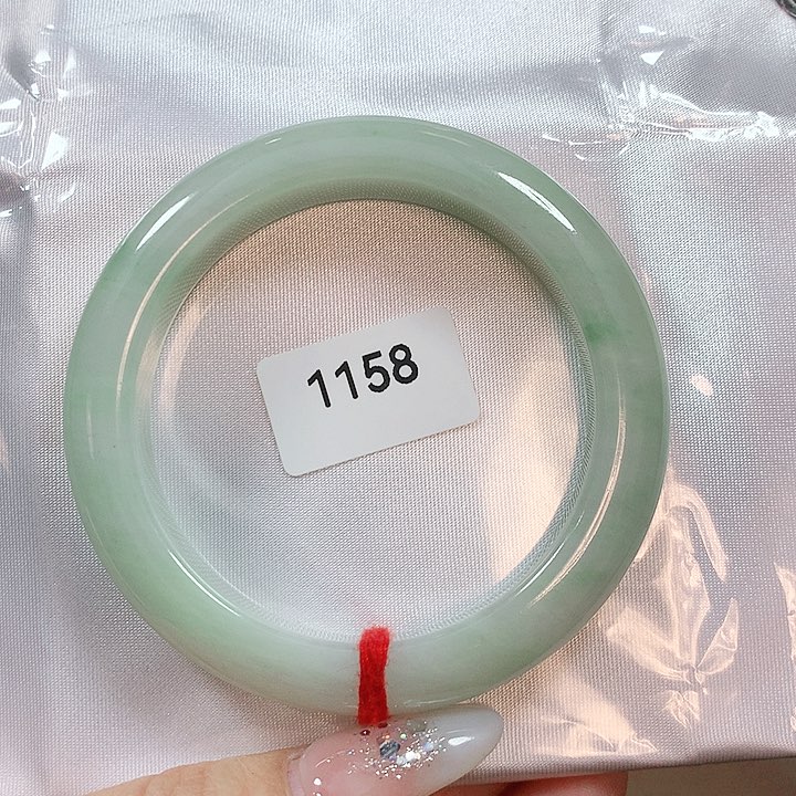 翡翠手镯未镶嵌天然翡翠手镯53