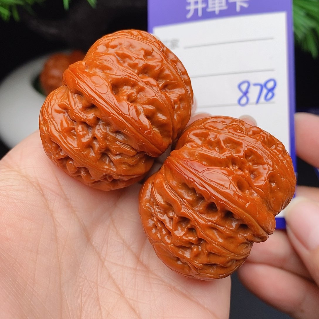 文玩核桃把件42元宝878