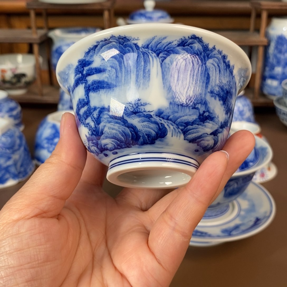 景德镇手工手绘作品