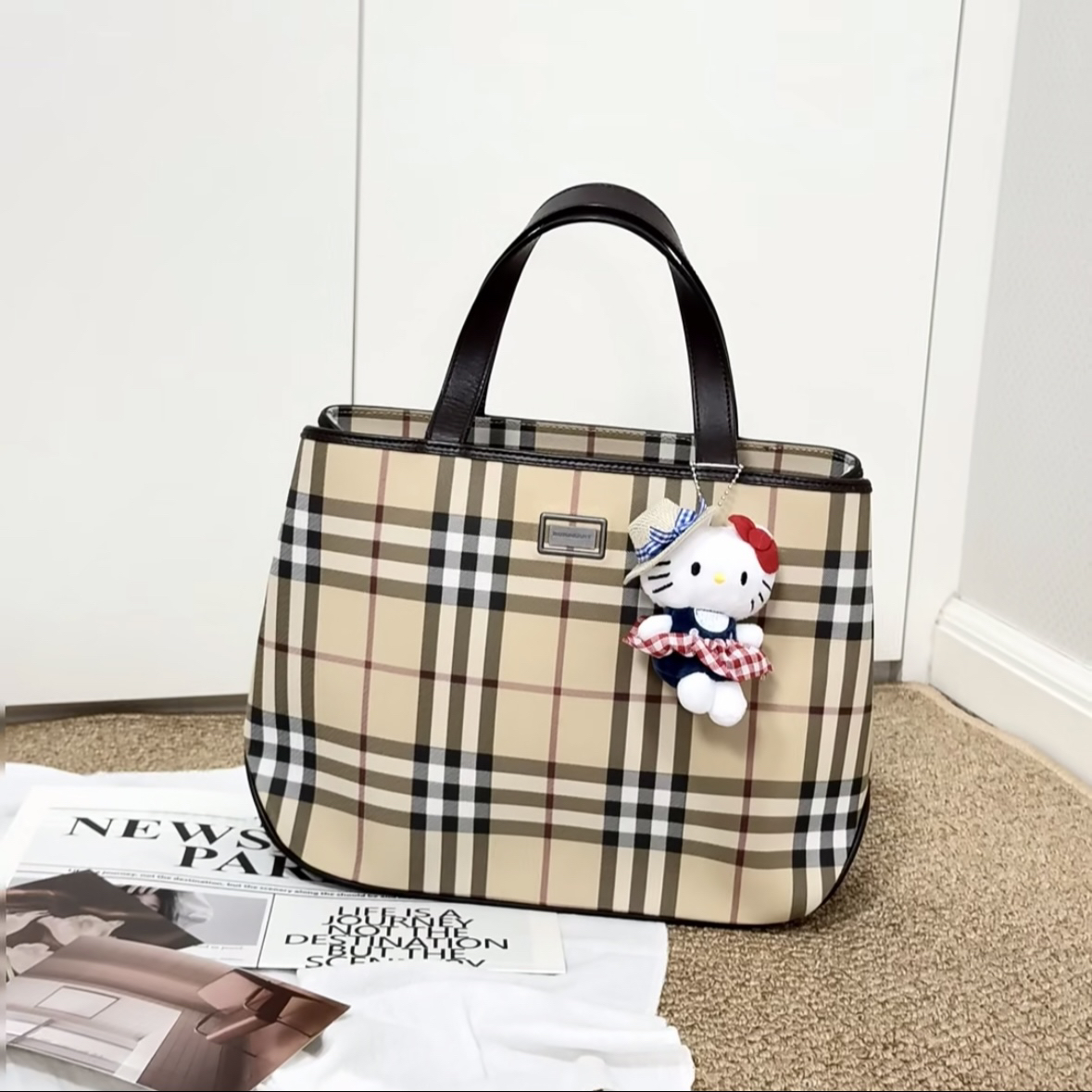 95新 BURBERRY/博柏利 巴宝莉Vivian手提