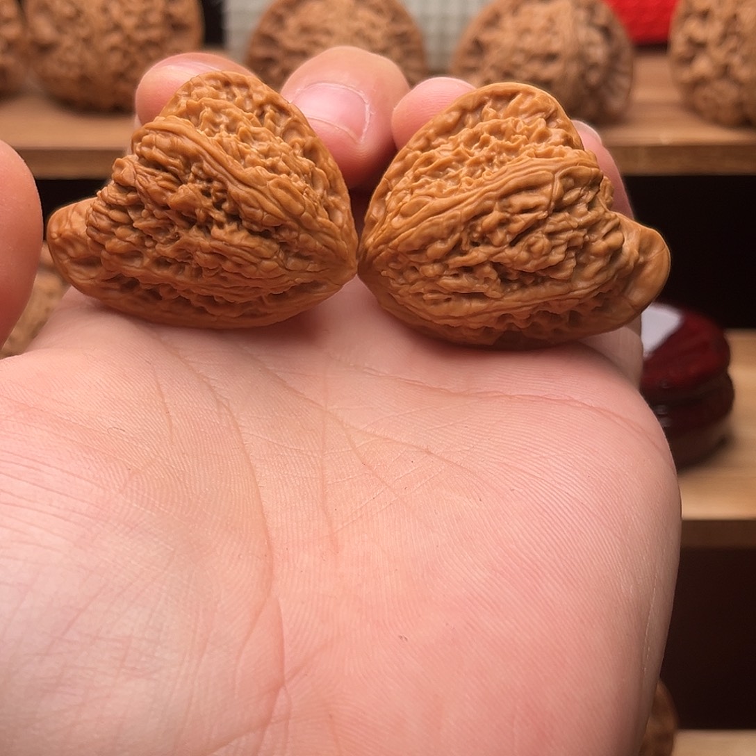 吊坠文玩核桃密纹天残脚