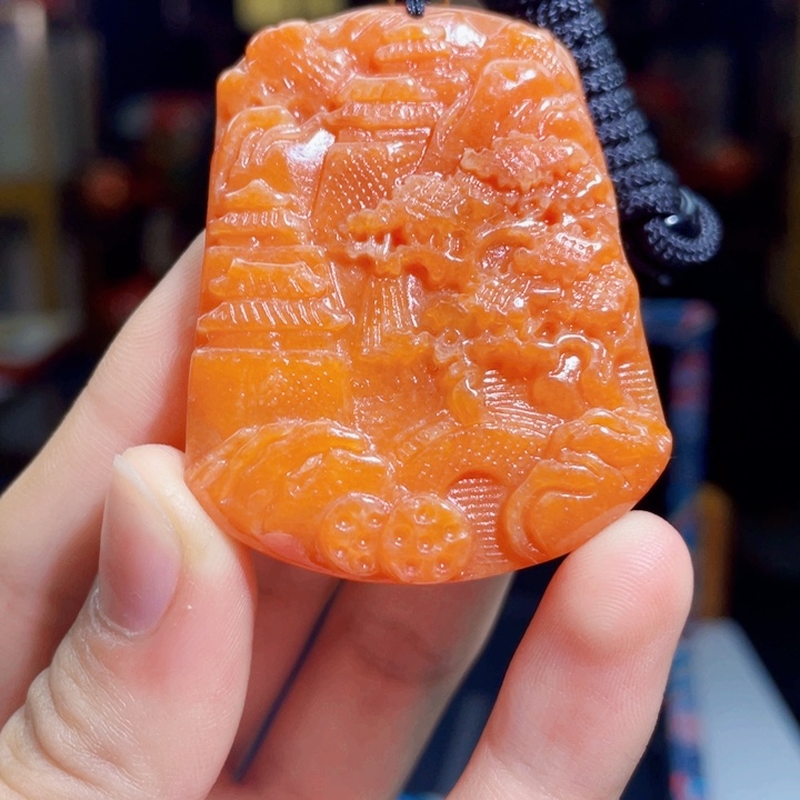 翡翠未镶嵌吊坠(不含链)X66