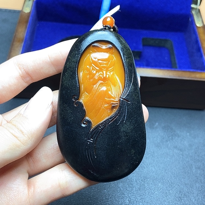 和田玉挂件未镶嵌小**乐N