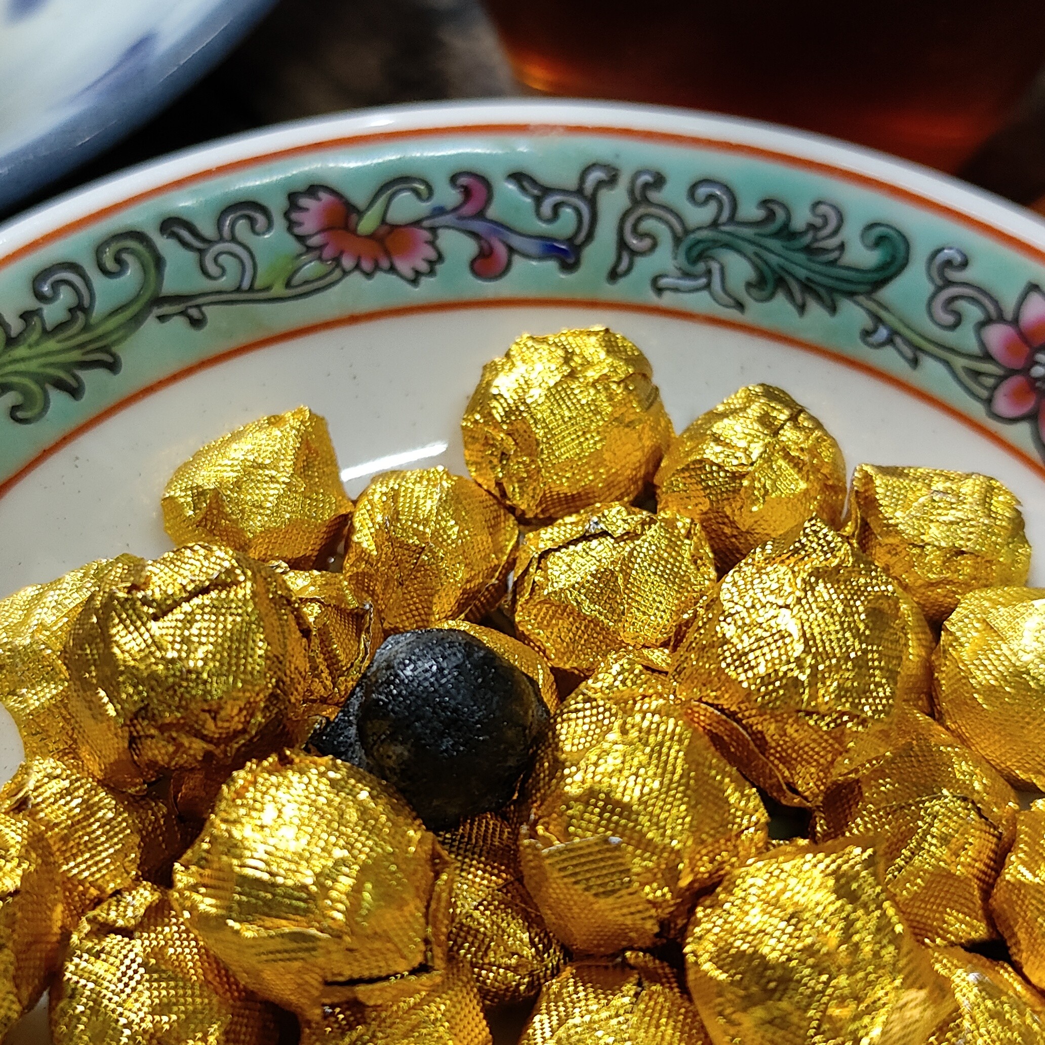 2012  年金子茶膏云南普洱50克 永德正韵化甜香柔