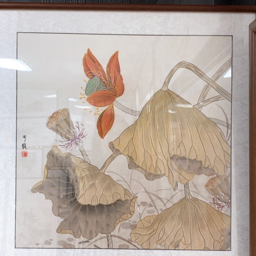 【闪购商品】国画手绘国画工笔带框