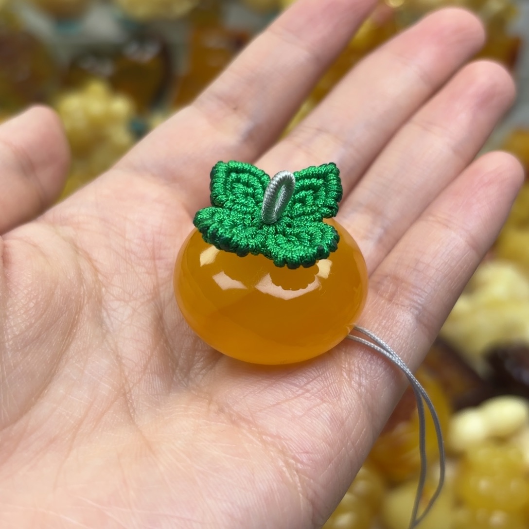 裸石蜜蜡未镶嵌蜜蜡吊坠打孔不退不换