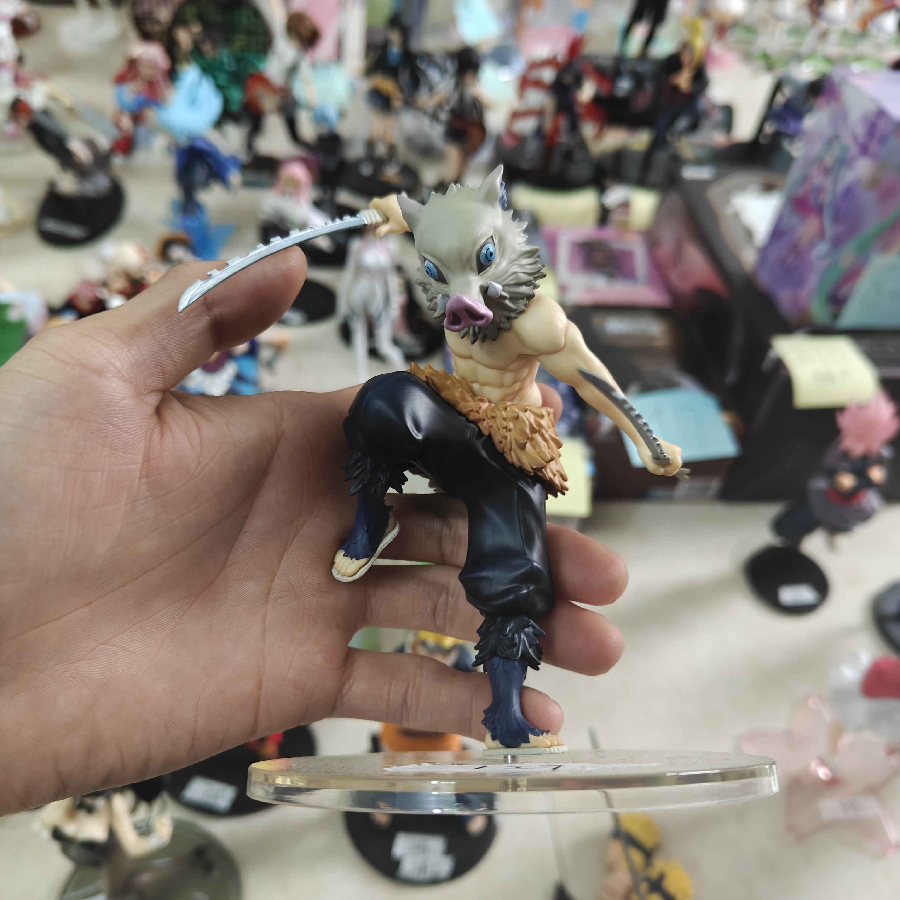 正版拆摆 Aniplex 嘴平伊之助 CONOFIG系列 鬼灭之刃 手办