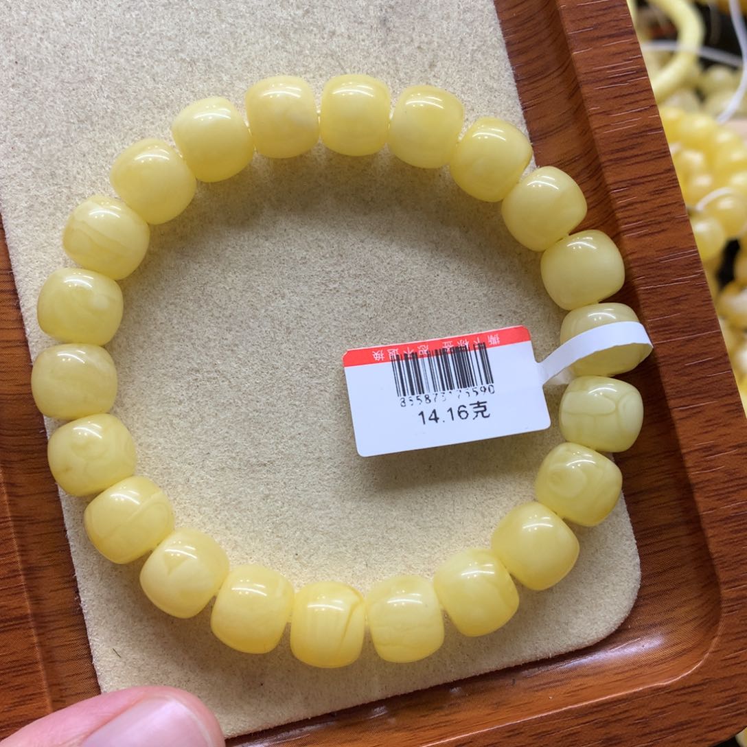 蜜蜡手链未镶嵌蜜蜡