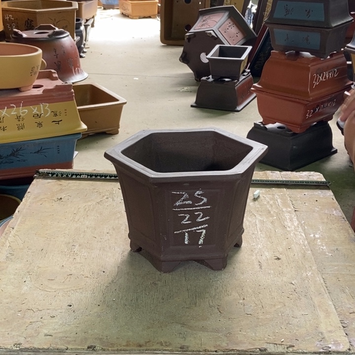 紫砂花盆紫砂紫砂