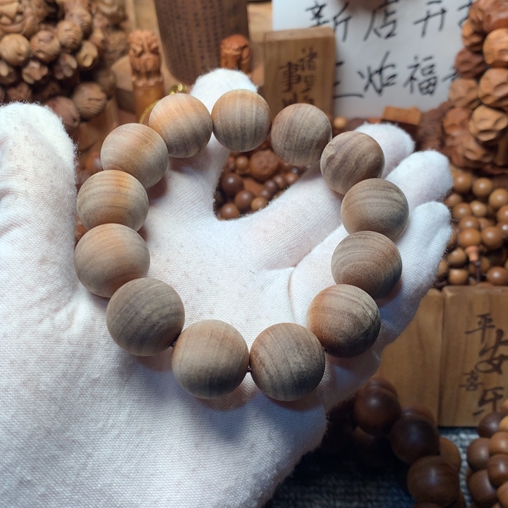 檀香木手串/手链老山檀香1.8素串