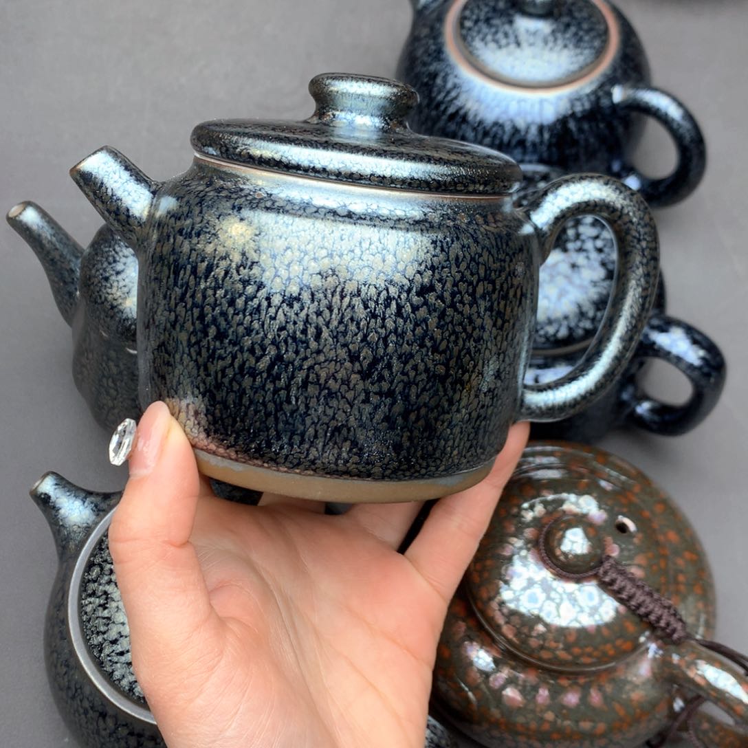 茶盏建盏铁胎原矿壶