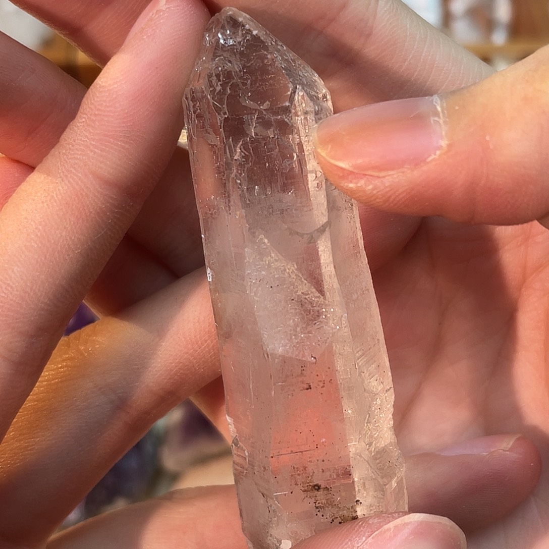 水晶手串未镶嵌喜马拉雅水晶柱 119号