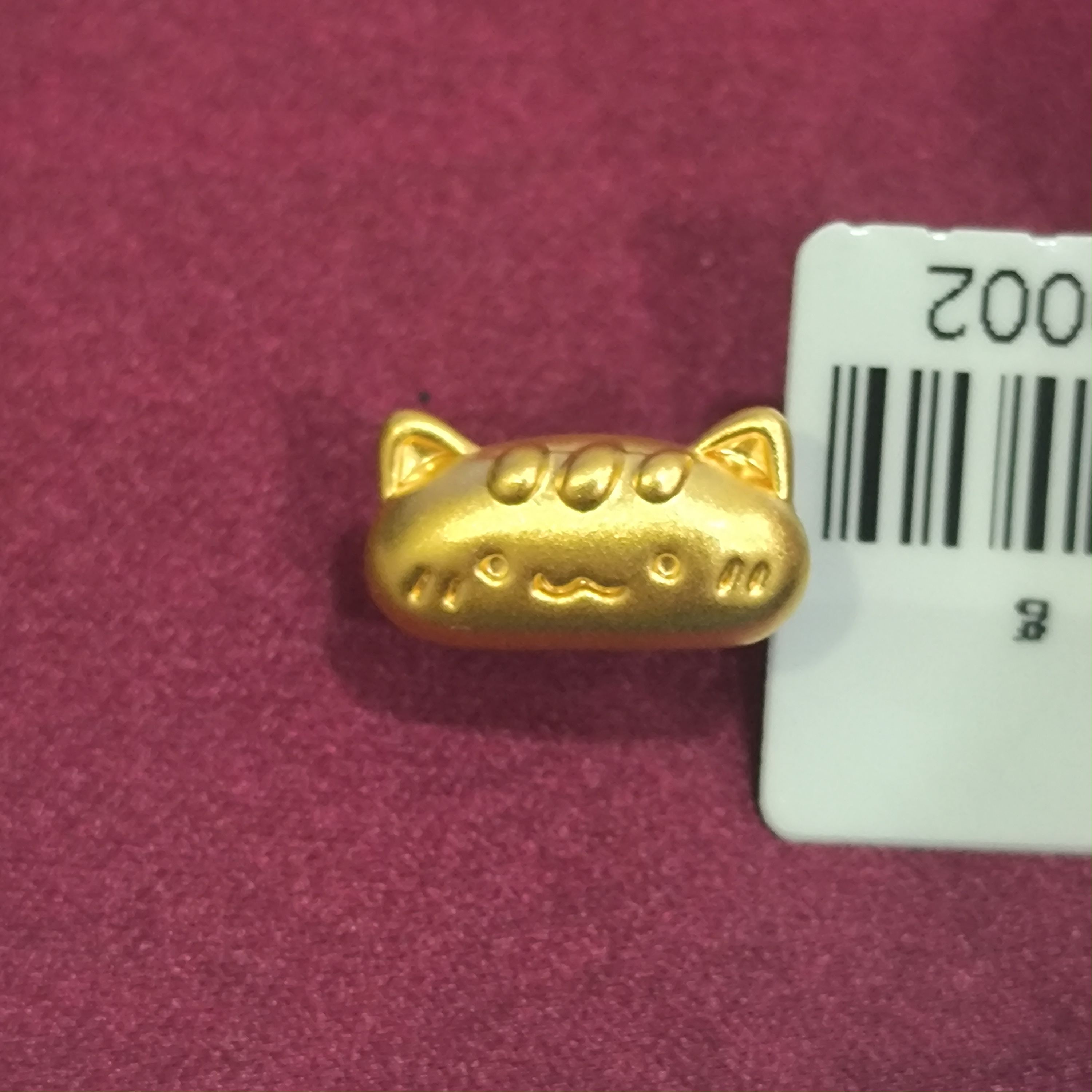 【思思专享】足金999投资金  猫猫 ZP 0.46 添金纳福 