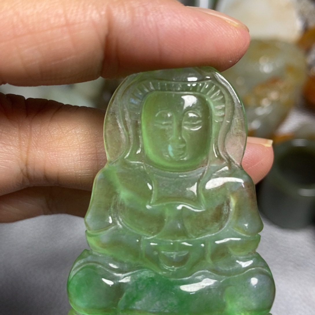 滴血莲花菩提吊坠