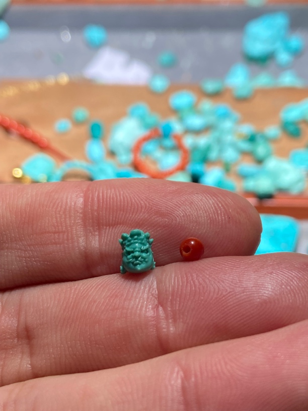 黄财神配饰首饰串