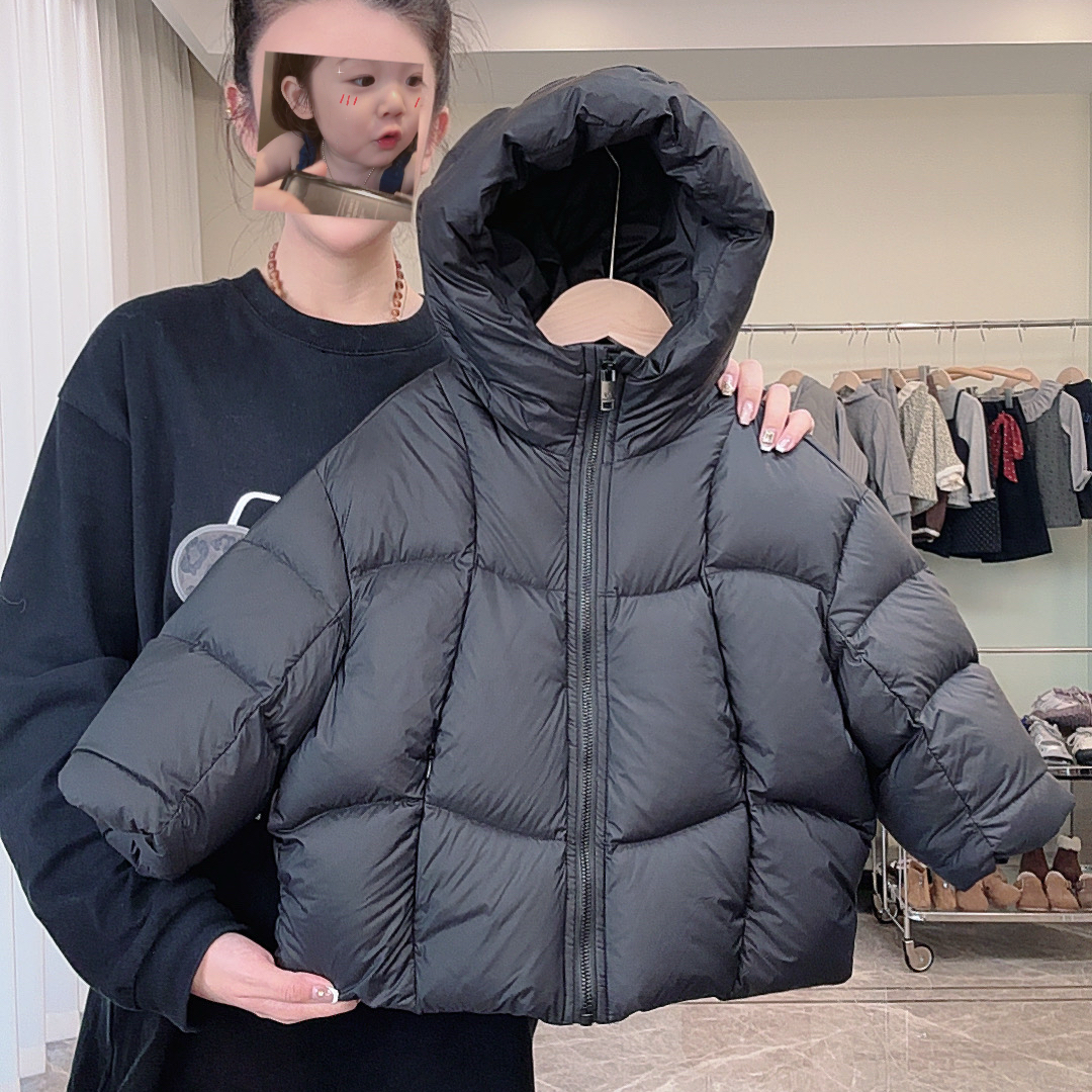 【星空黑】冬季棉服儿童女童冬款加绒加厚款保暖厚款休闲百搭棉服