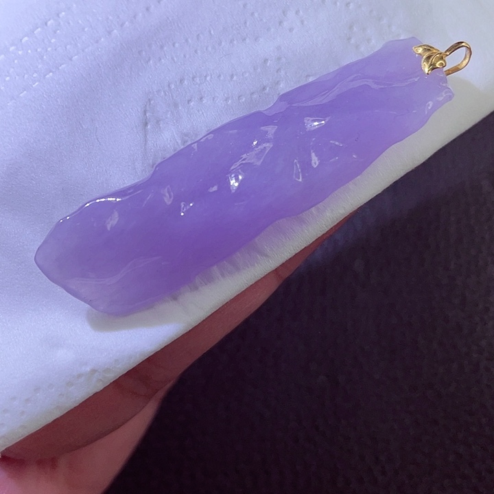 翡翠18K金镶嵌颈饰翡翠