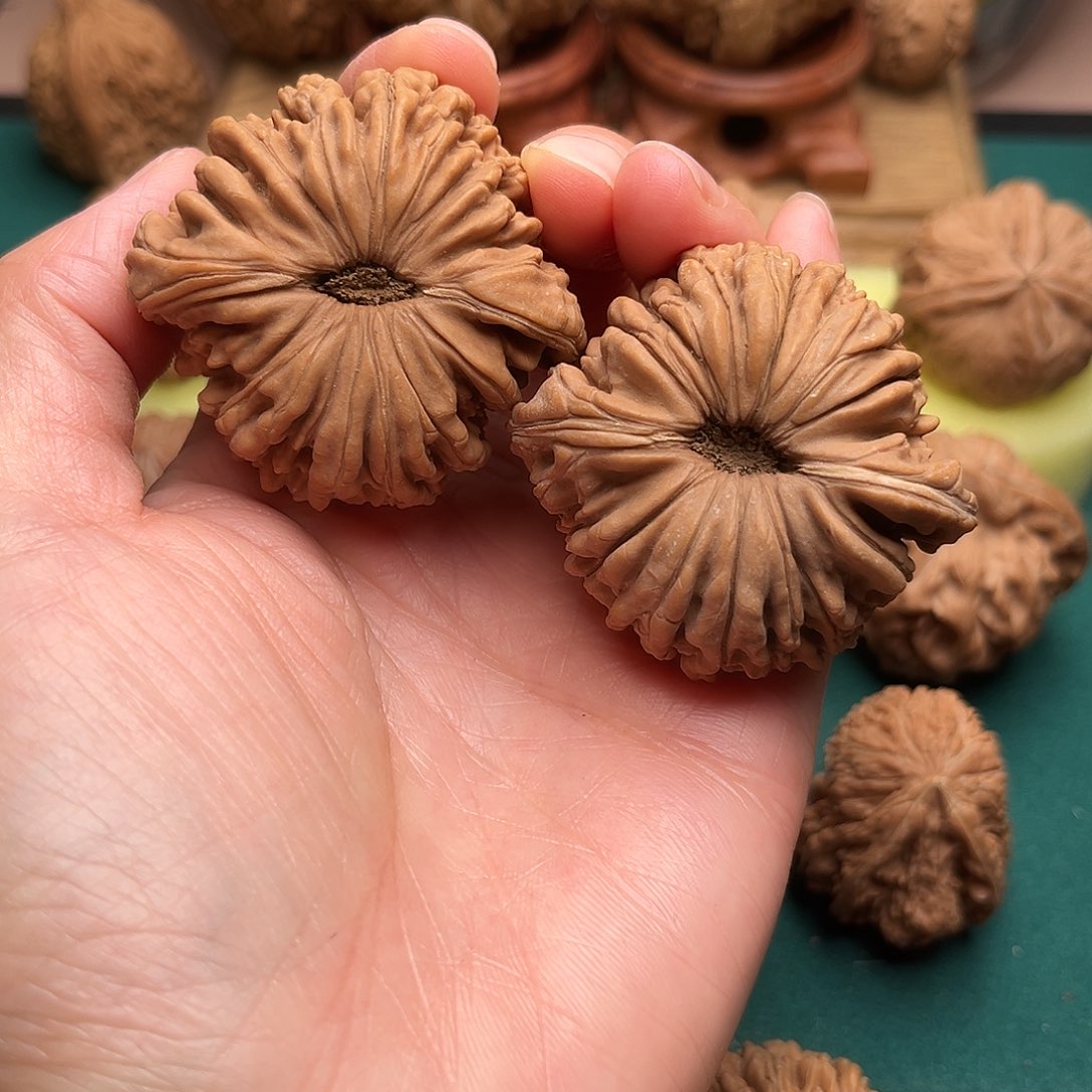 把件文玩核桃四座楼