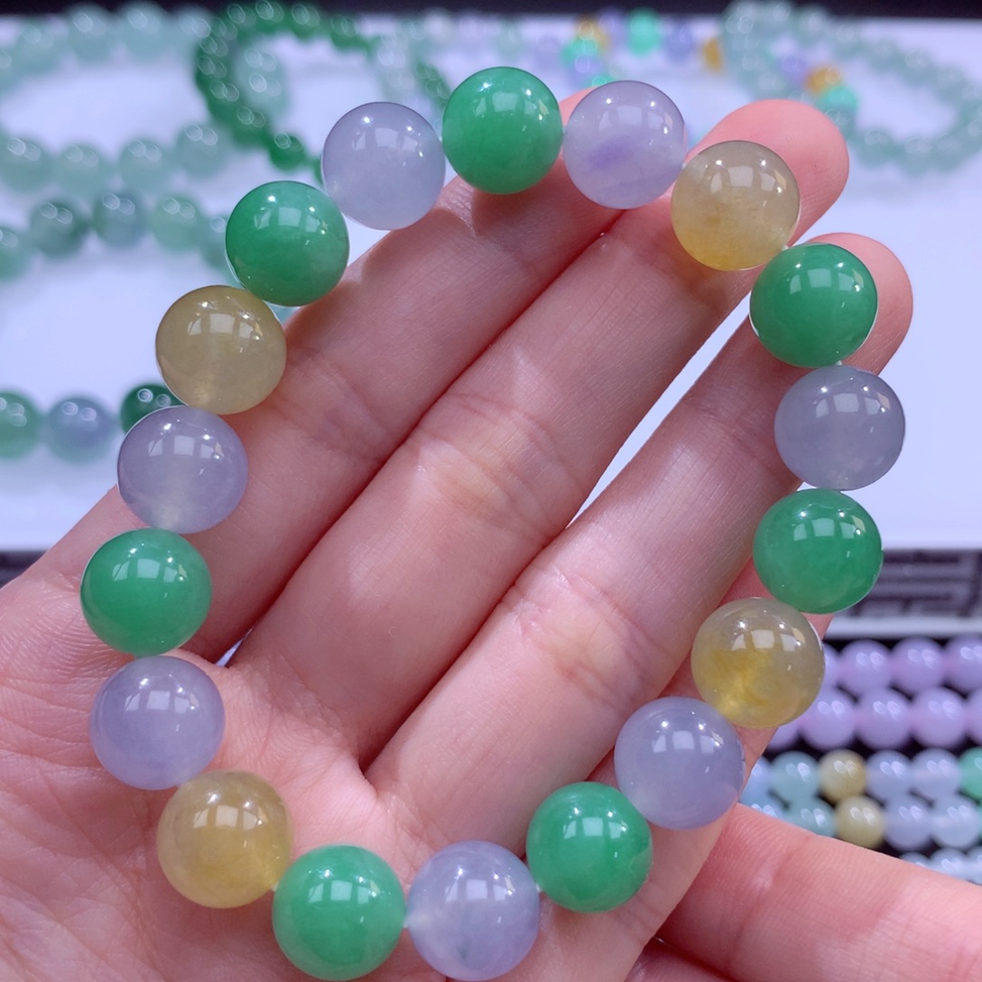 未镶嵌手链翡翠翡翠