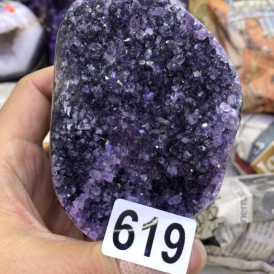 紫晶天然水晶摆件未镶嵌