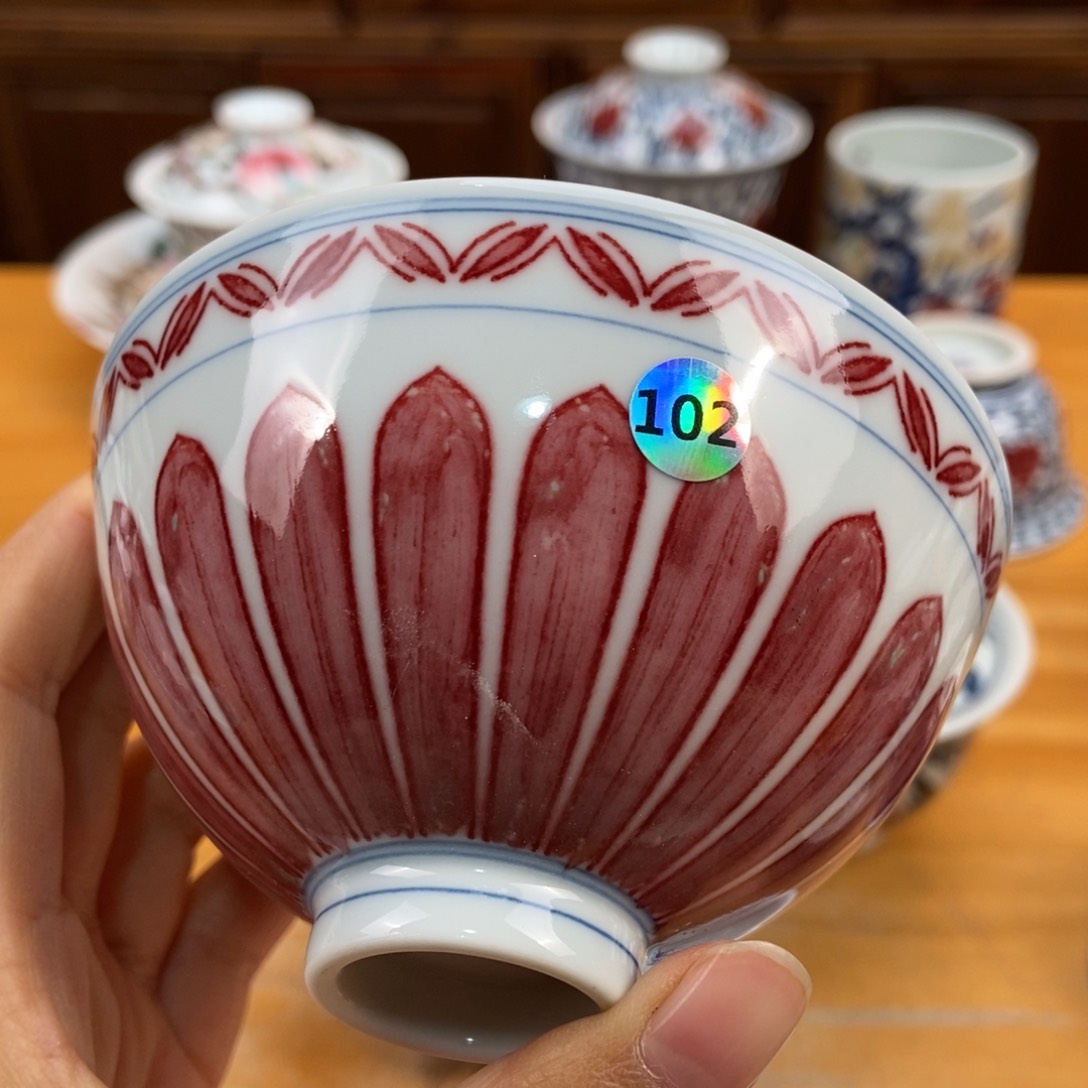 手绘现代茶具非古董