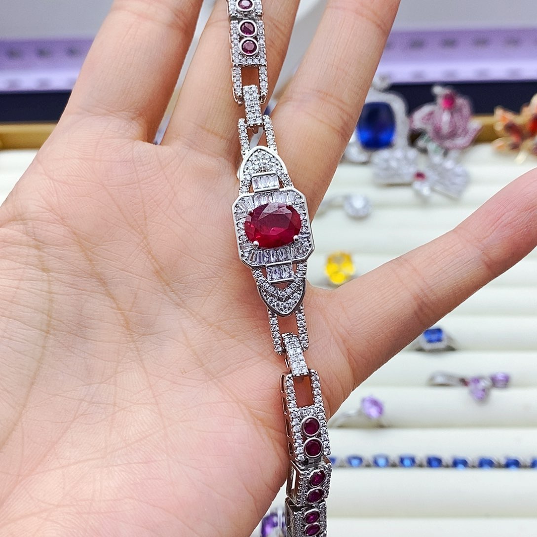 未镶嵌手链红宝石李*鳌