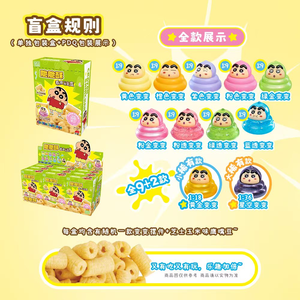  哆啦A梦奇思妙想+蜡笔小新变变变  盲抽礼盒   2款