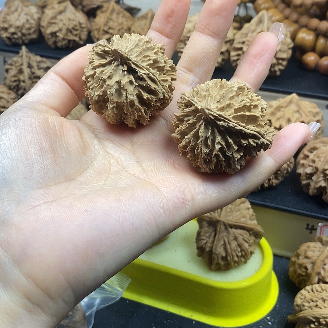 桃核吊坠秦岭菊花43全品