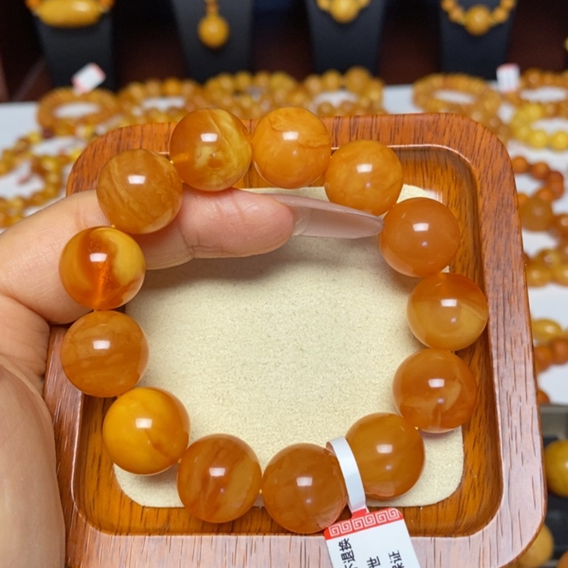 【闪购商品】未镶嵌蜜蜡手链手串