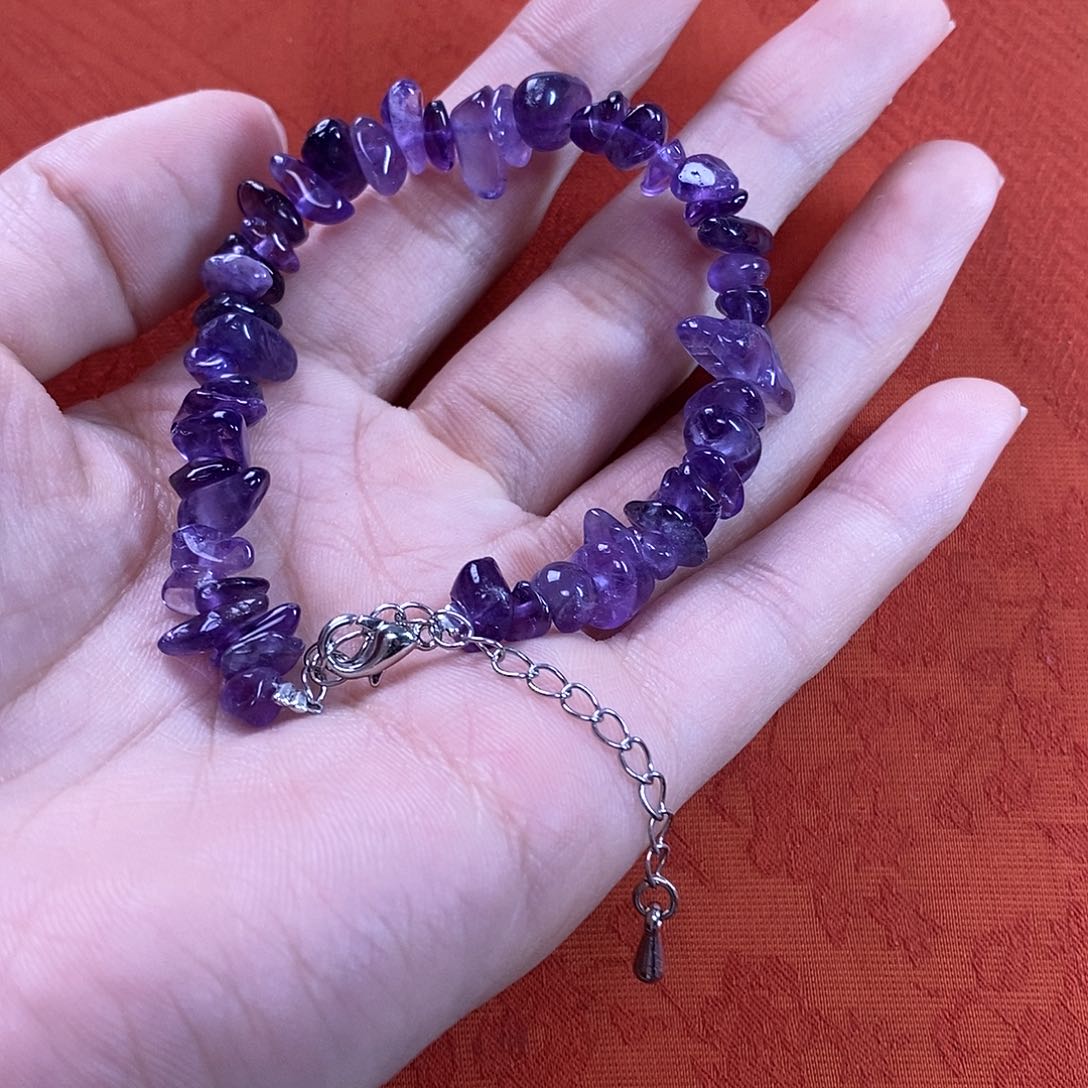 紫晶手绳未镶嵌手串