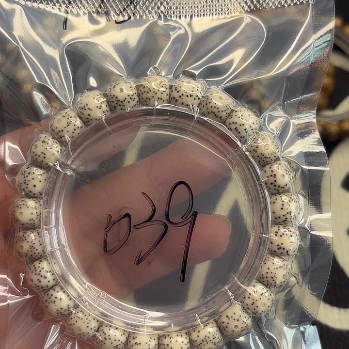 手串星月菩提骨瓷白039