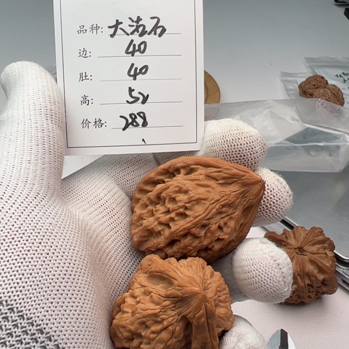 文玩核桃把件j***r大沽石190