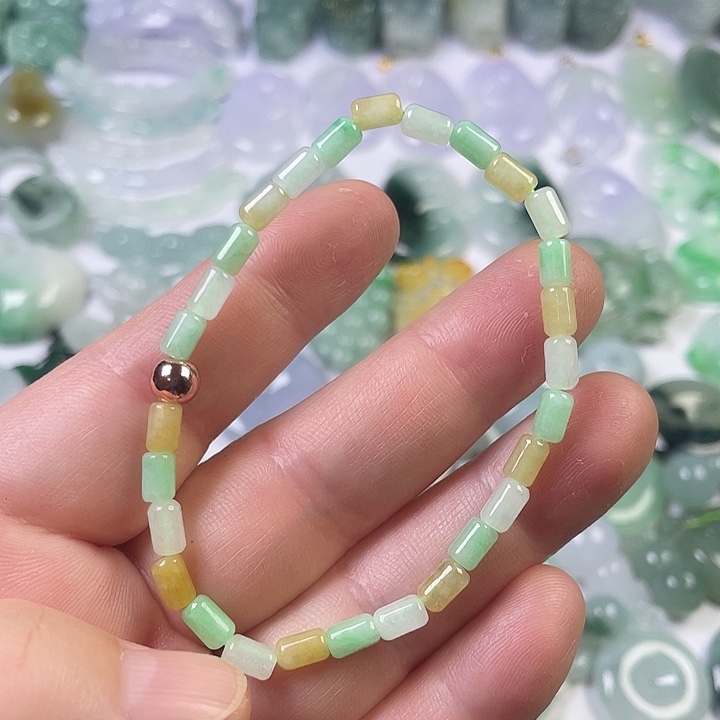 翡翠未镶嵌颈饰珠串