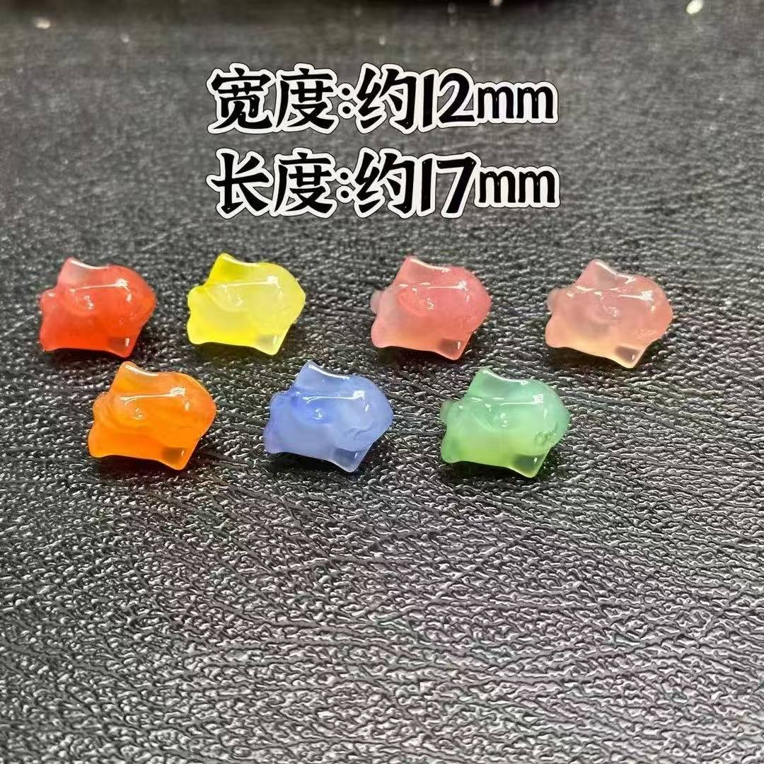 【天然玛瑙】飞天兔 DIY手串 多样性发一