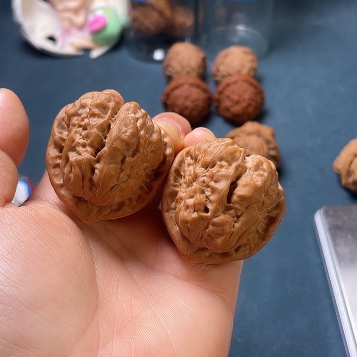 文玩核桃吊坠三角蛙40