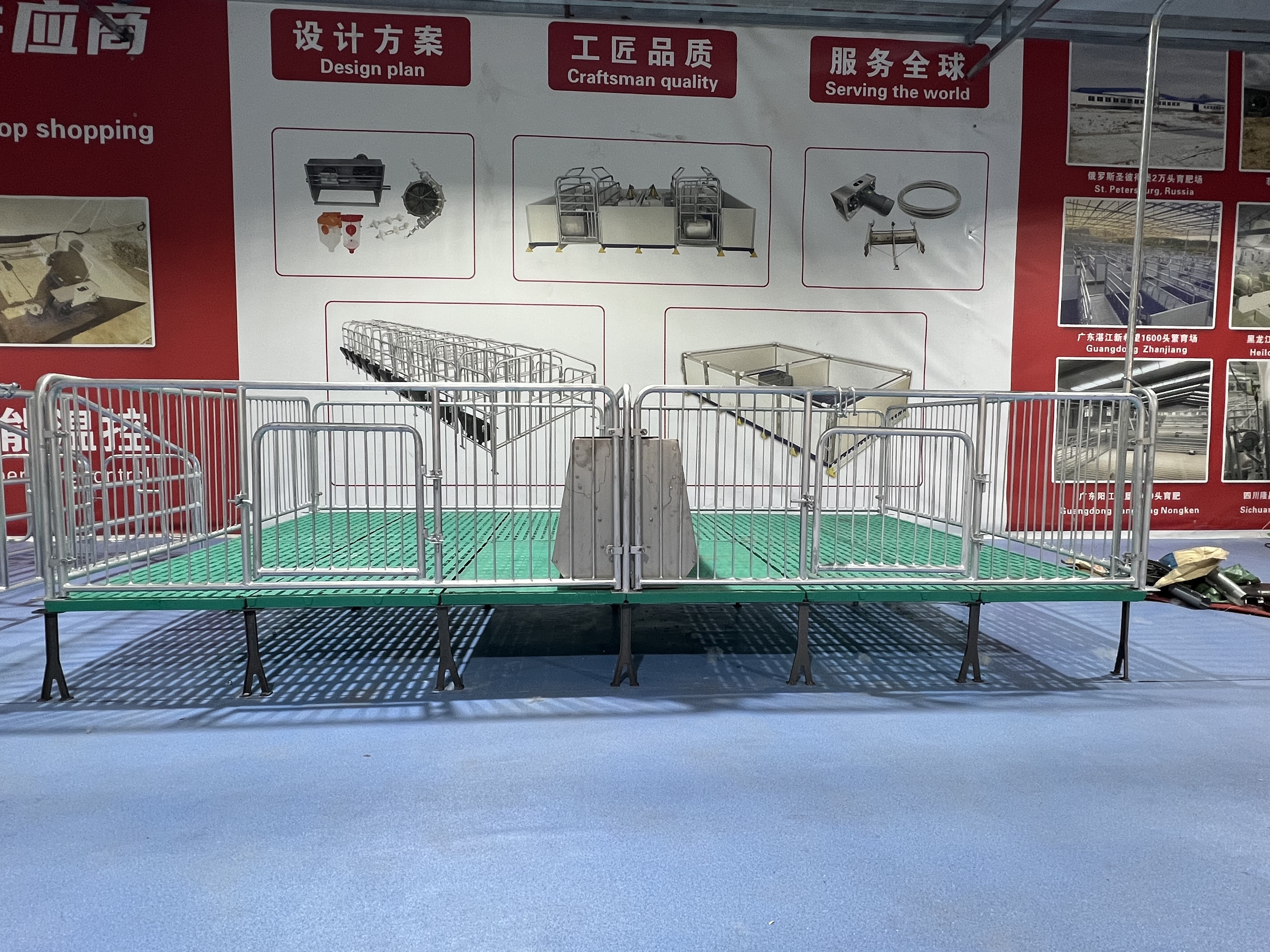 高配热镀锌小猪保育床母猪产床限位栏猪场养殖设备