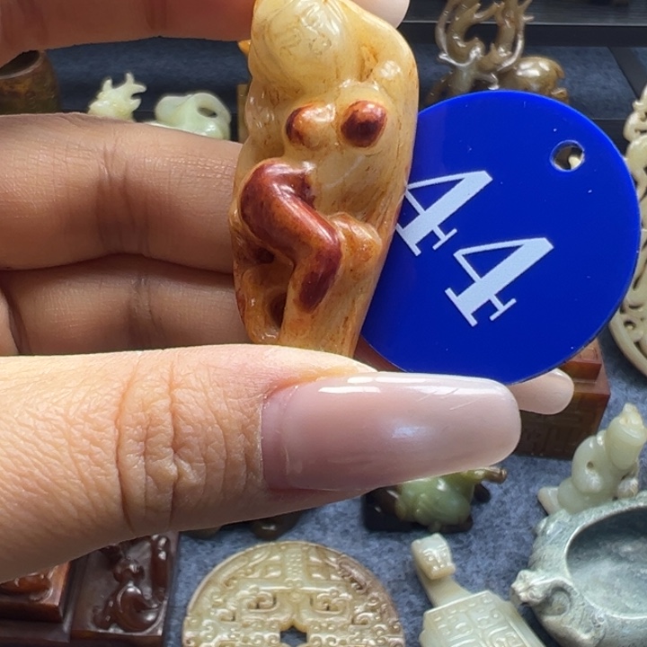 和田玉（青玉）未镶嵌车挂