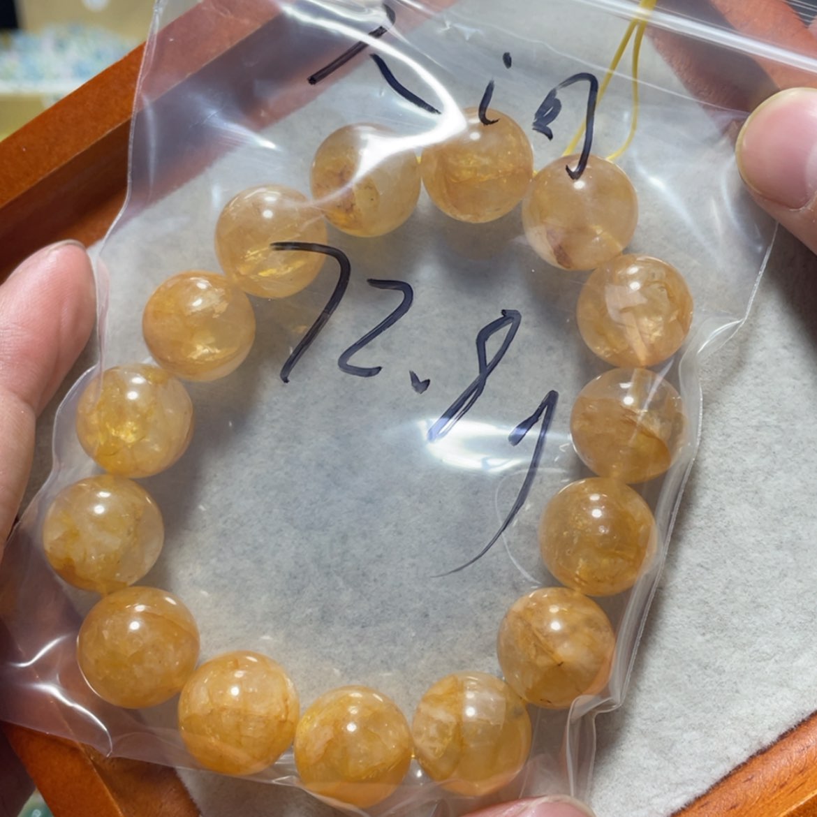 【闪购商品】水晶手链银S800镀金镶嵌?****）