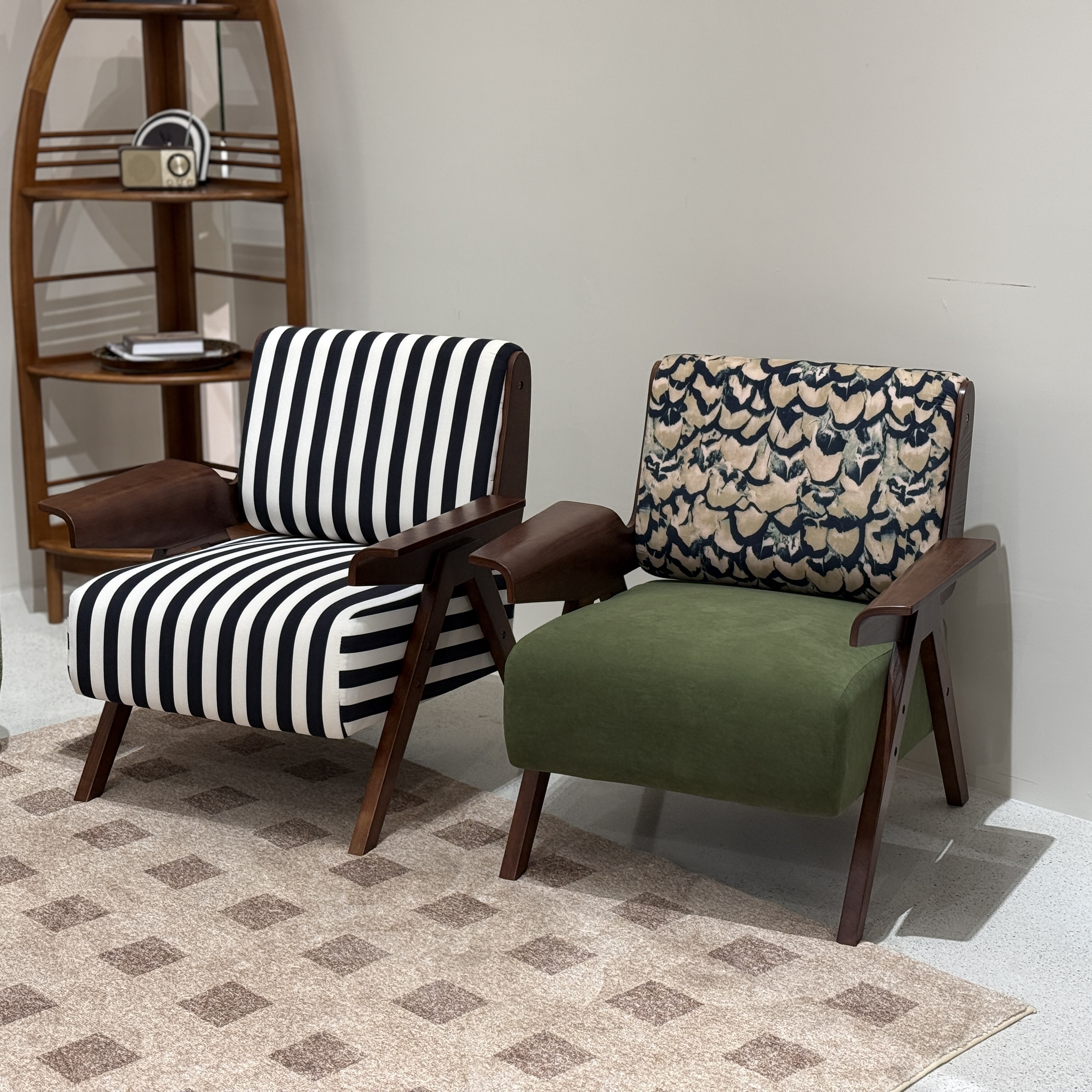 【飞鸟椅·羊羊力荐】复古单人沙发椅客厅法式中古风设计师椅