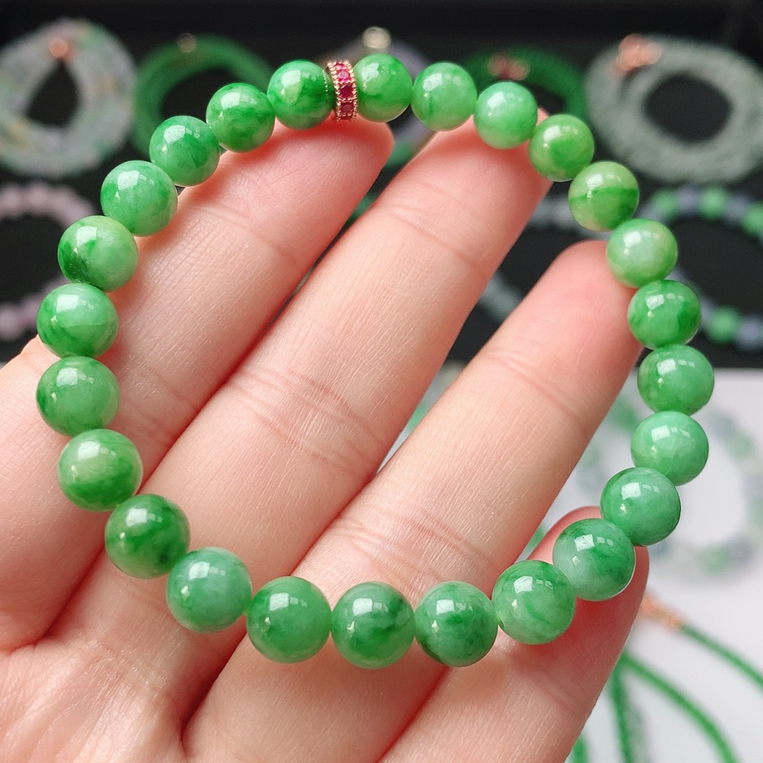 翡翠未镶嵌手链翡翠