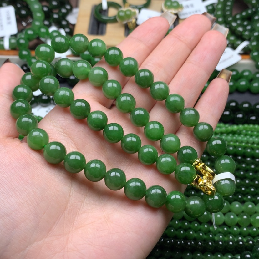 【闪购商品】颈饰未镶嵌和田玉（碧玉）秋*10m