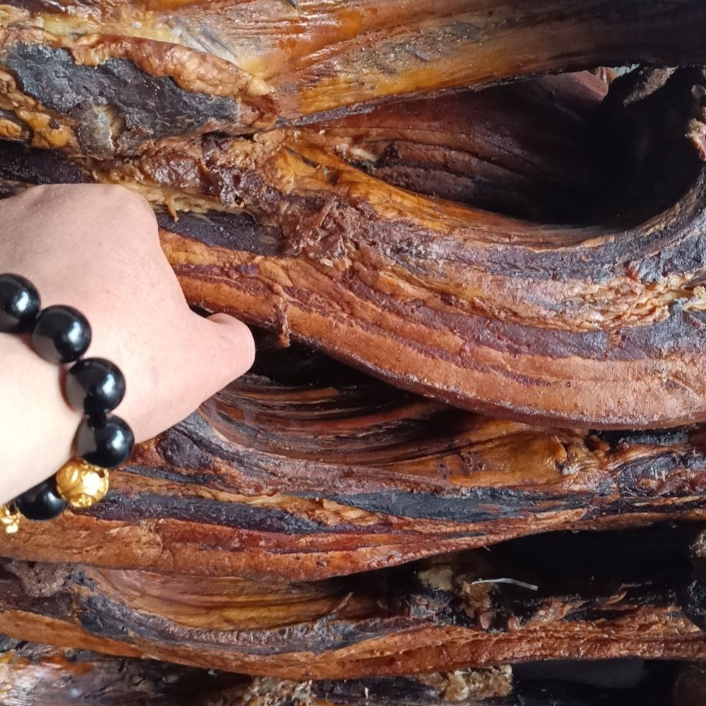 恩施农家五花肉腊肉传统工艺柴火熏制风味好吃