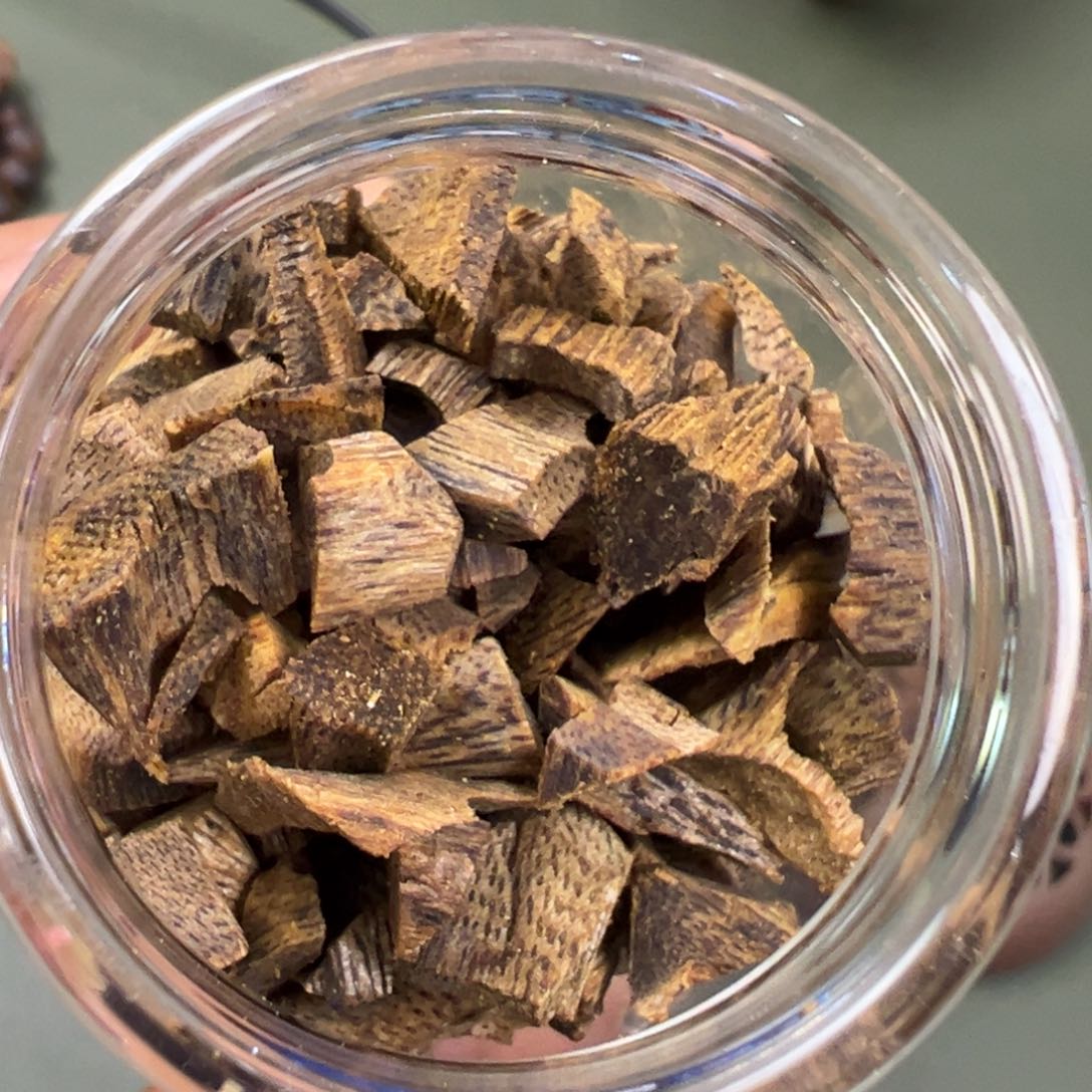 沉香手把件张勺子高油碎料30g送炉