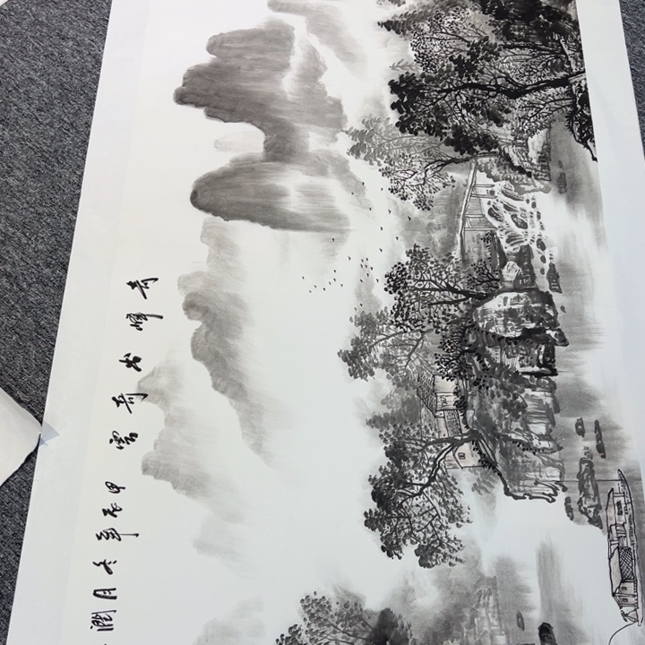 手绘作品全场放大漏