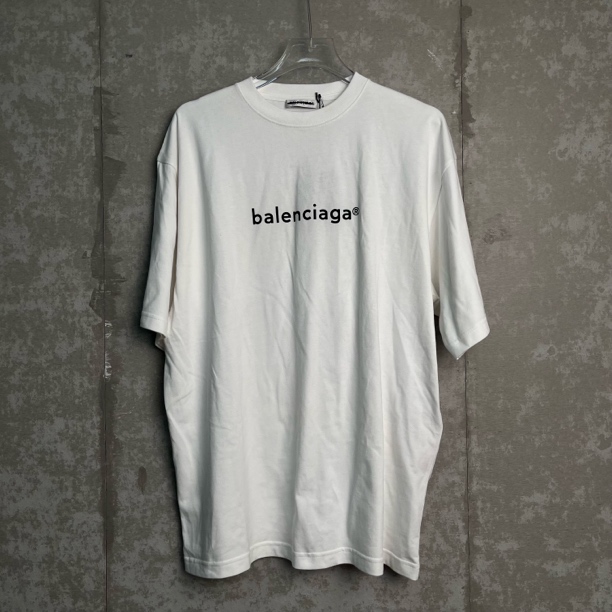 未使用 Balenciaga/巴黎世家 S/巴黎世家白色小邮箱短袖/14896/JP
