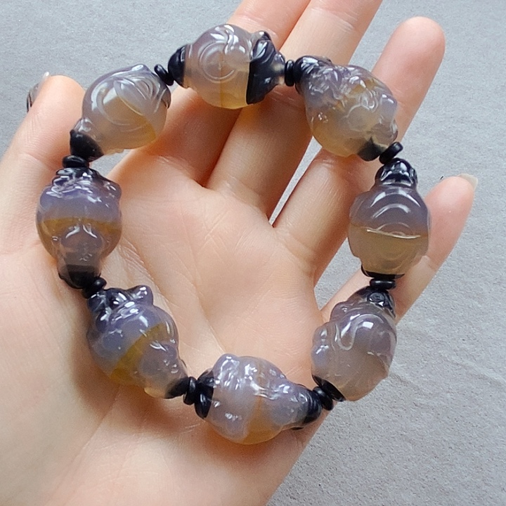 玛瑙/玉髓手串未镶嵌