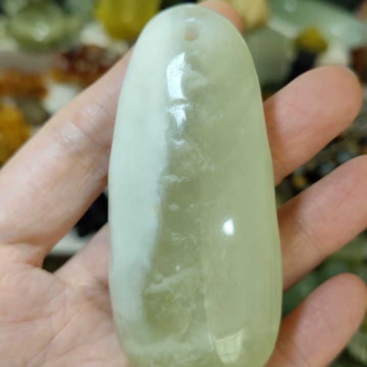 岫玉未镶嵌手把件款式