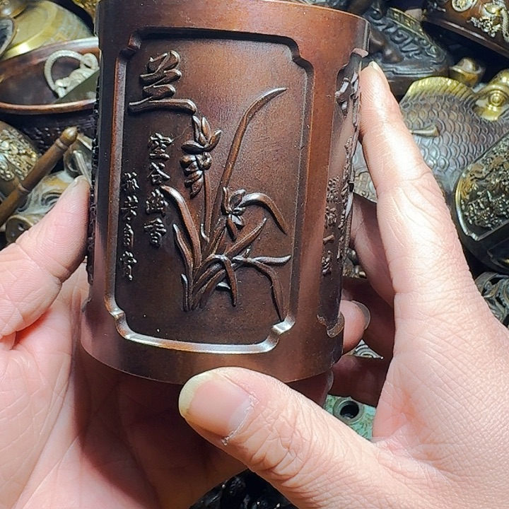 铜器摆件收收藏藏